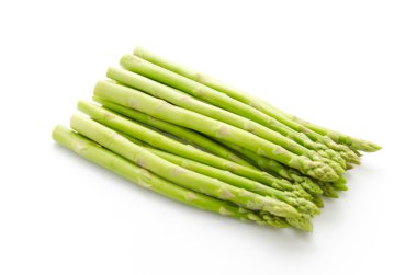 Kuşkonmaz beyaza izole edilmiş.