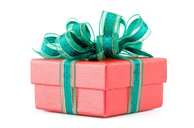 Hediye Kutusu İzole Beyaz Arkaplan