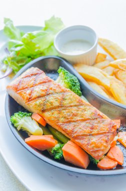 Salmon grilled