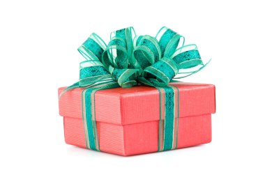 Hediye Kutusu İzole Beyaz Arkaplan