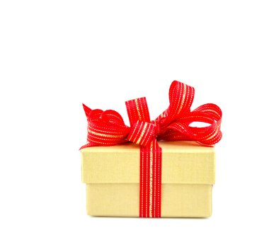 Hediye Kutusu İzole Beyaz Arkaplan