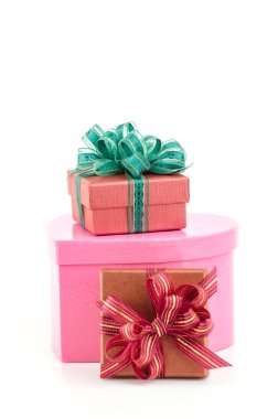 Hediye Kutusu İzole Beyaz Arkaplan