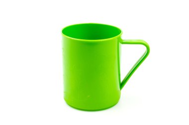 plastik bardak izole beyaz arka plan