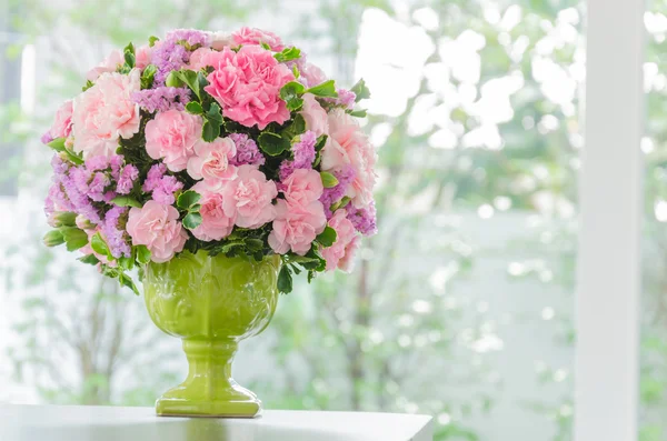 Bouquet in vase — Stock Photo, Image