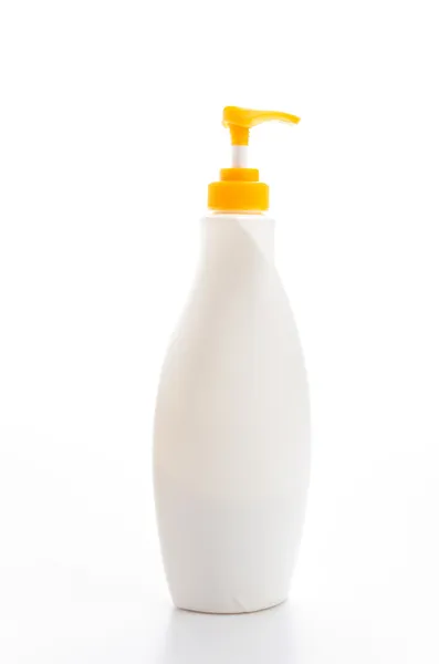 Plastic bottle isolated white background — Stock Photo, Image