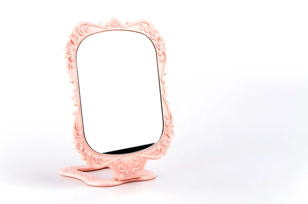 Spiegel isoliert weißer Hintergrund — Stockfoto