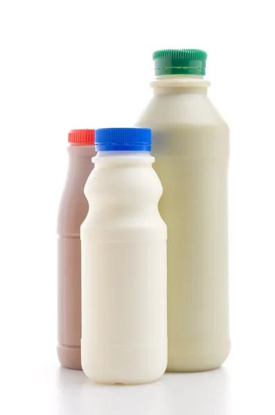 Γάλακτος απομονωμένες λευκό φόντο — Φωτογραφία Αρχείου