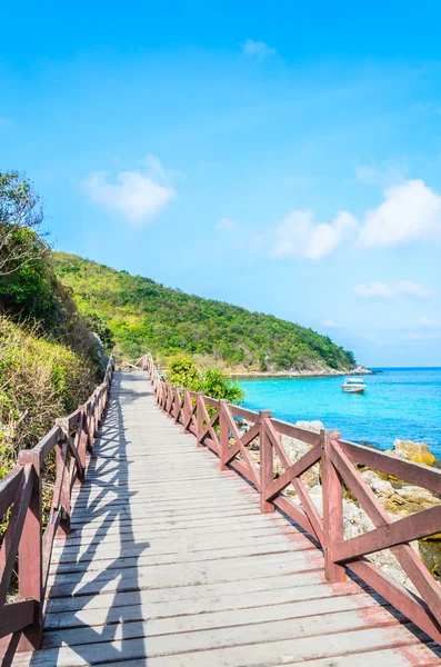 Koh larn pláž ostrova v pattaya Thajsko — Stock fotografie