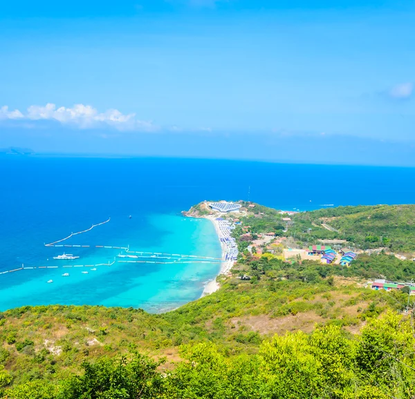 Koh larn wyspie tropikalnej plaży w mieście pattaya Tajlandia — Zdjęcie stockowe