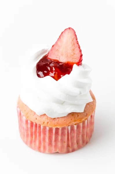 Cupcake fresa —  Fotos de Stock