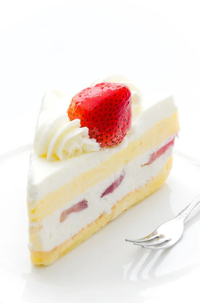 Gâteau aux fraises — Photo