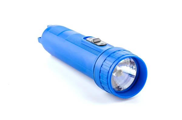 Flashlight isolerad vit bakgrund — Stockfoto