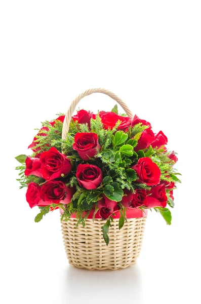 Rose basket — Stock Photo, Image