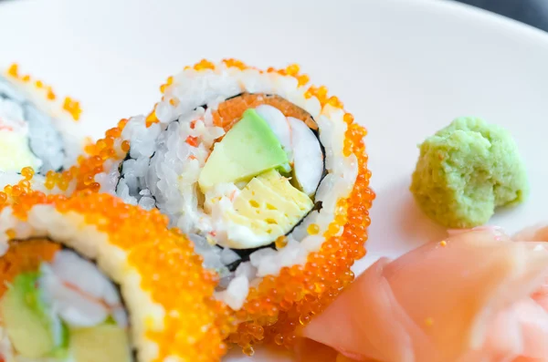 Sluiten van sushi — Stockfoto