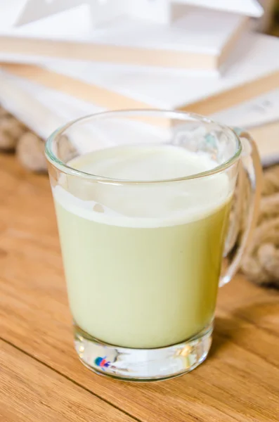 Latte di tè verde — Foto Stock