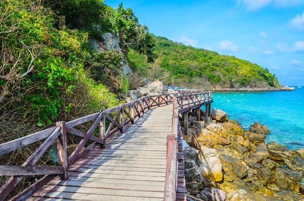 Koh larn pláž ostrova v pattaya Thajsko — Stock fotografie