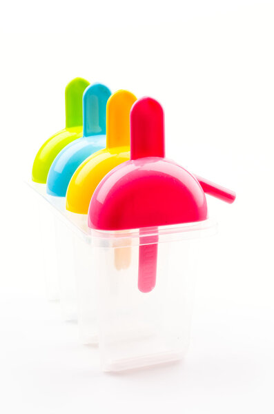 Лед эскимо изолированный белый фон
