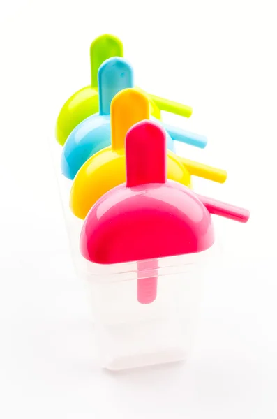 Ijs popsicle geïsoleerd witte achtergrond — Stockfoto