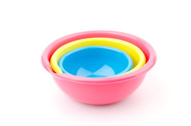 plastik kase izole beyaz arka plan