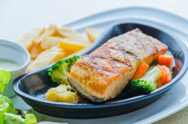 Salmon grilled