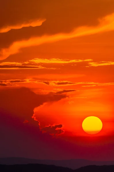 Cielo del atardecer — Foto de Stock