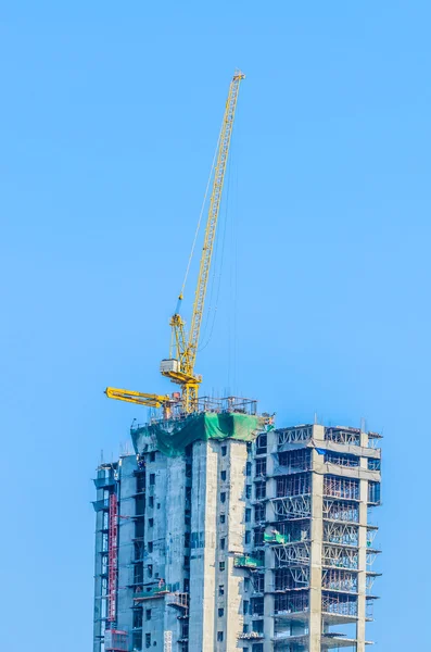 Construção de gruas — Fotografia de Stock