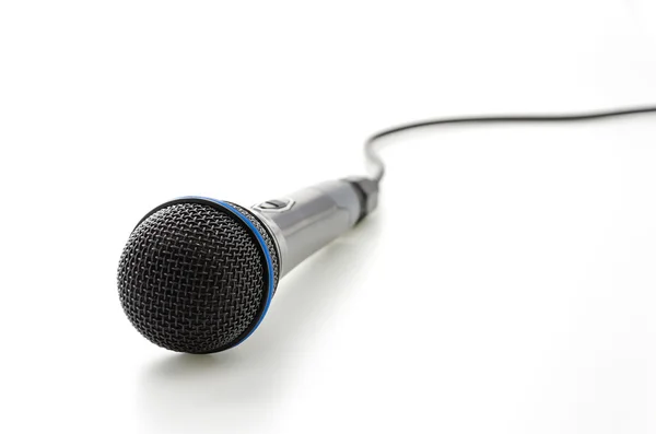 Microphone isolated on white — Stock Photo, Image