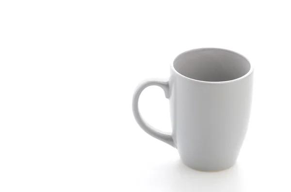 Mug isolé sur blanc — Photo