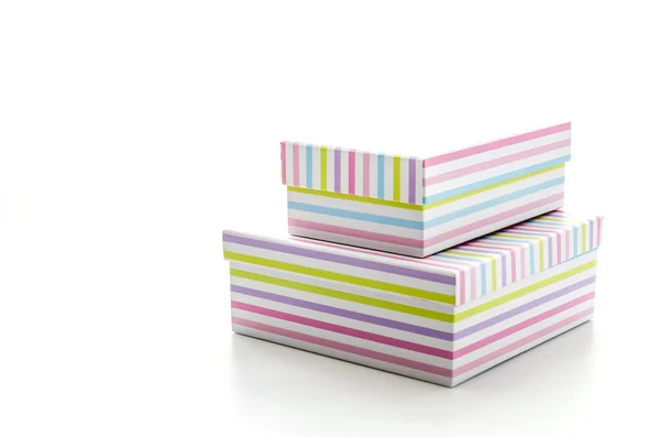Giftbox isolated on white — Stock Photo, Image