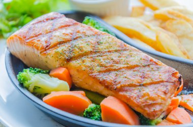 Salmon grilled