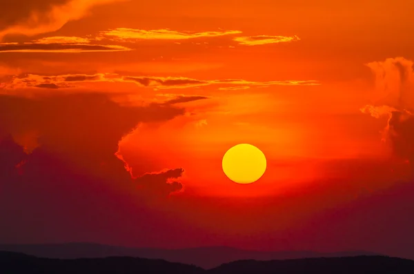 Cielo del atardecer — Foto de Stock