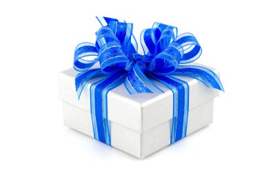 Hediye Kutusu İzole Beyaz Arkaplan