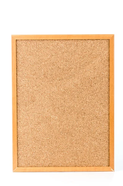 Cork board isolated white background — Stock Photo, Image