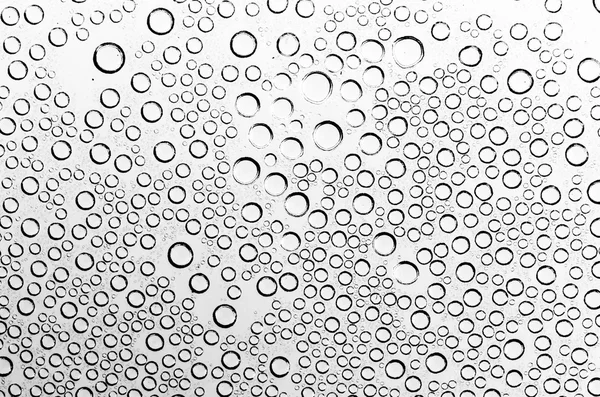 su damlası siyah ve beyaz arka plan üzerinde (koyu siyah işlemek ve