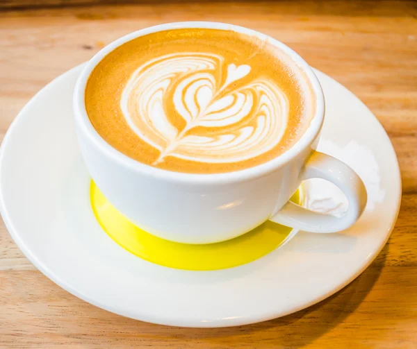 Latte art kaffe — Stockfoto