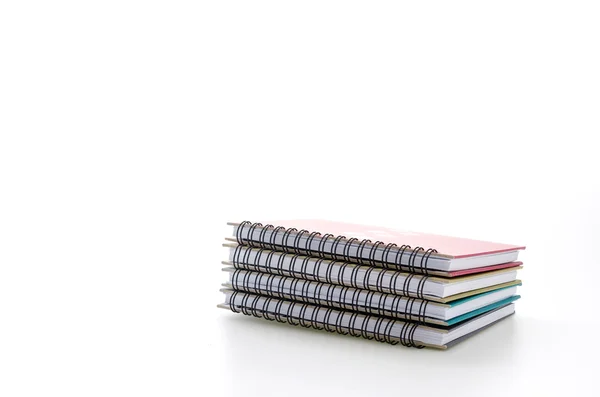 Notebook izolovaný na bílé — Stock fotografie