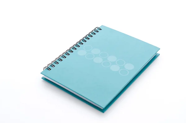 Notebook isolado em branco — Fotografia de Stock