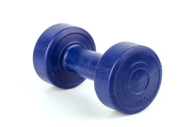 dumbell izole beyaz arka plan