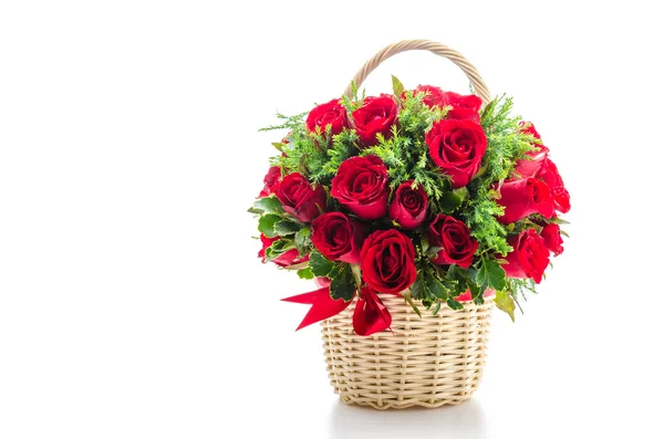 Rose basket — Stock Photo, Image