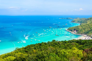 pattaya şehir Tayland Koh Larne Adası tropik beach