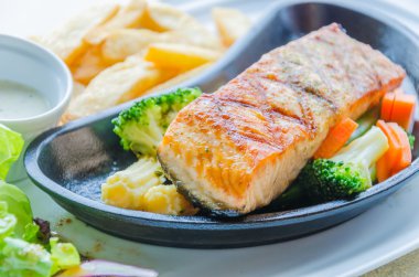 Salmon grilled