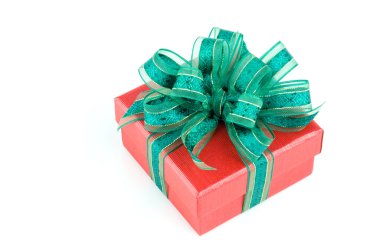 Hediye Kutusu İzole Beyaz Arkaplan