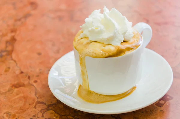 Koffie ranselende room — Stockfoto