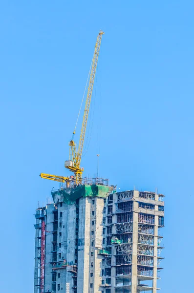 Construção de gruas — Fotografia de Stock