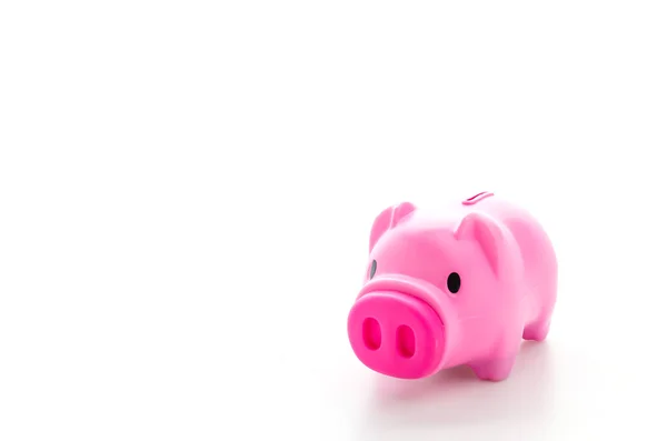 Piggybank geïsoleerd op witte achtergrond — Stockfoto