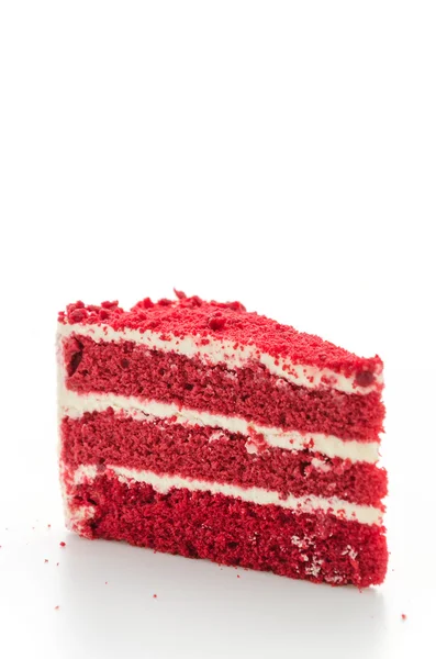 लाल मखमली केक — स्टॉक फ़ोटो, इमेज