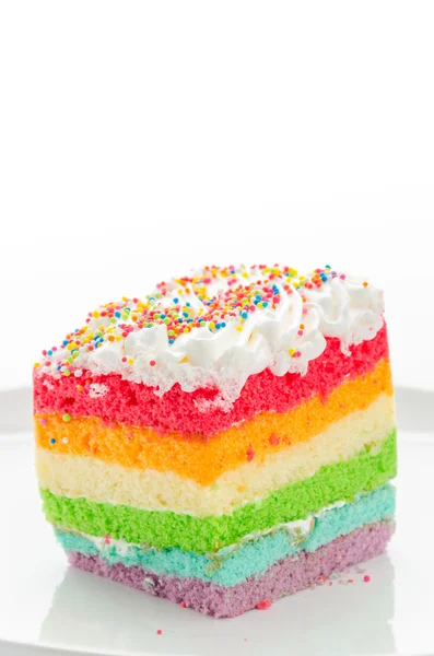虹のケーキ — ストック写真