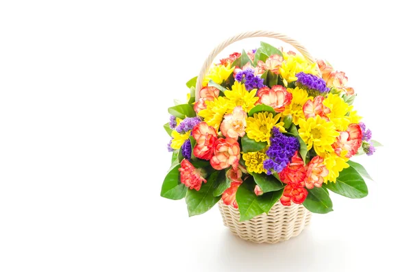 Flower in basket — Stock Photo, Image