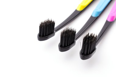 Diş fırça izole beyaz arka plan