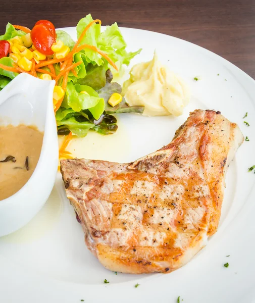 Pork chops steak — Stock Photo, Image